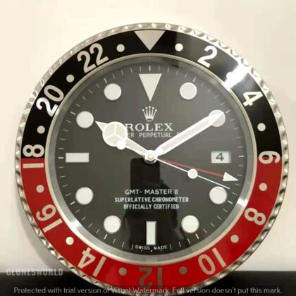 Rolex GMT-II Black Dail Wallclock