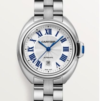 Cartier Cle Automatic Silver Dial Ladies Watch