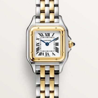 Cartier Panthere de White Dial Dual Tone Ladies Watch