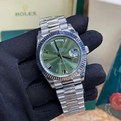 Rolex Daydate Green Dail Mens Watch