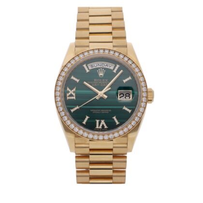 Rolex Day-Date Green Dial Automatic Chronometer Men's Watch