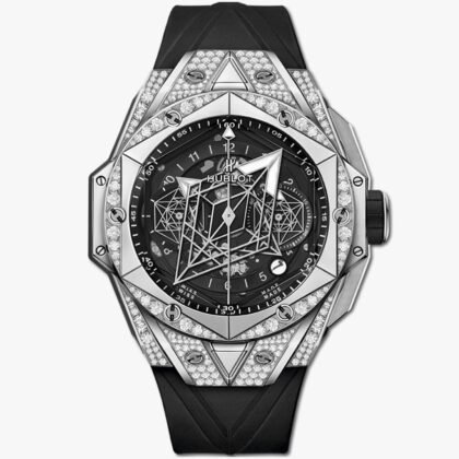 Hublot Big Bang Sang Bleu II Titanium Chronograph Automatic Black Dial Men's Watch