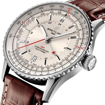 Bretling Chronomat B01 42 Chronograph Automatic White Dial Men's Watch