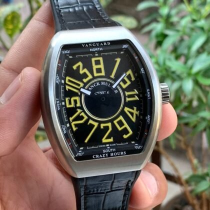 Frank Muller Vanguard Crazy Hour Black Dial Men's Watch