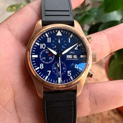 IWC Classic Pilot Big Steel Blue Dial Men's Watch