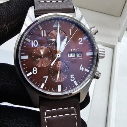 IWC Pilot Chronograph Automatic Brown Dial Men's Watch
