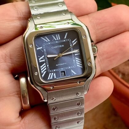 Cartier Santos De Cartier Blue-tone Dial Men’s Watch