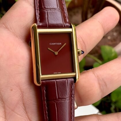 Cartier Tank Quartz Black Dial Men’s Watch