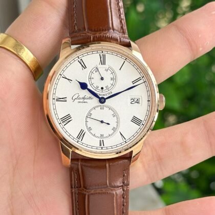 Glashutte Senator Cosmopolite Automatic  White Dial Men's Watch