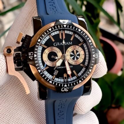 Graham Chronofighter Chronograph Automatic Black Dial Men's Watch