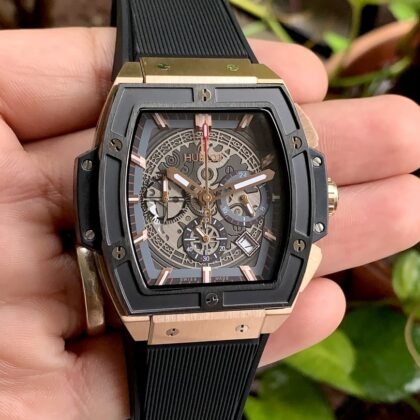 Hublot Classic Fusion Mat Black Dial Automatic Men's Diamond Watch (Copy) (Copy)