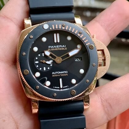 Panerai Submersible Automatic Black Dial Men's Watch