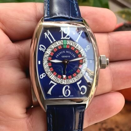 Franck Muller Casablanca Central Tourbillon Blue Dial Men's Watch