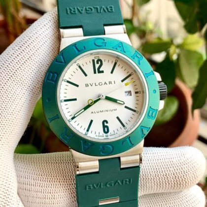 Bvlgari AluminiumTricolore White Dail Men's Watch