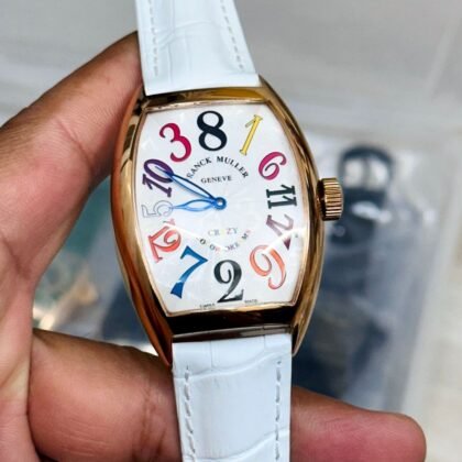 Franck Muller Crazy Hour White Dail Men's Watch