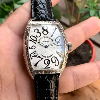 Franck Muller Crazy Hour White Dail Men's Watch