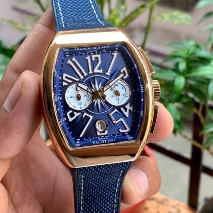 Franck Muller Vanguard Chronograph Blue Dial Men's Watch