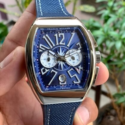 Franck Muller Vanguard Chronograph Blue Dial Men's Watch