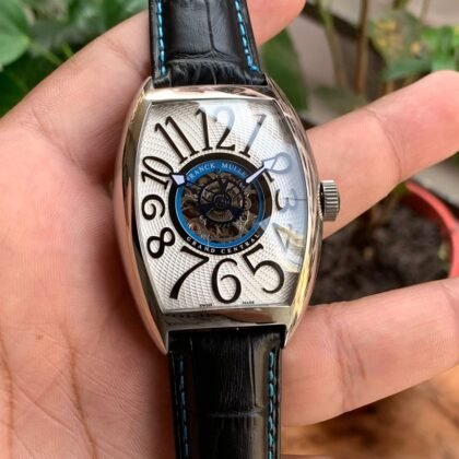 FranckMuller Casablanca Central Tourbillon White Dial Men's Watch