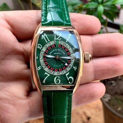 Franck Muller Casablanca Las Vegas Green Dial Men's Watch