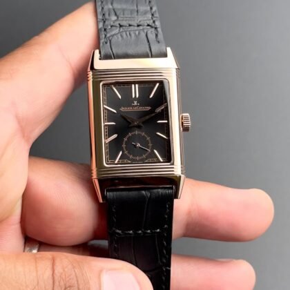 Jaeger LeCoultre Reverso Black Dail Men's Watch