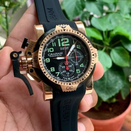 Graham Chronofighter Chronograph Automatic Black Dial Men's Watch