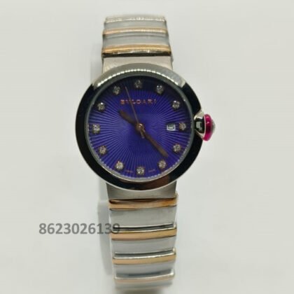 Bvlgari Lvcea Blue Dial Ladies Watch