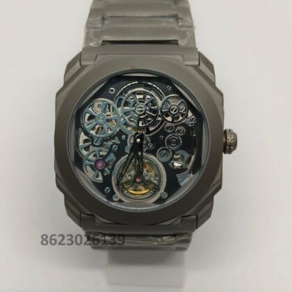 Bvlgari White Dail Automatic Men's Watch