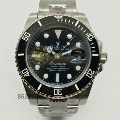 Rolex Submariner Automatic Chronometer Black Dial Men's Watch