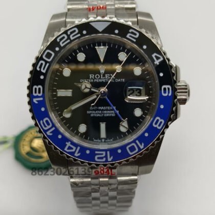 Rolex GMT-II Automatic Black Dial Men's Watch
