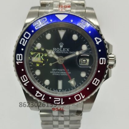 Rolex GMT-II Automatic Black Dial Men's Watch
